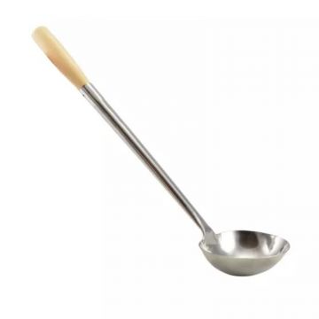 Polonic pentru Ceaun, Maner Lemn, 39 x 14 cm, Perfect Home