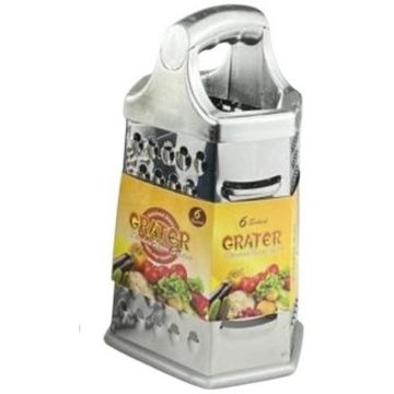 Razatoare cu 6 Laturi, Grunberg, 20 cm, din Inox, Maner Rotund