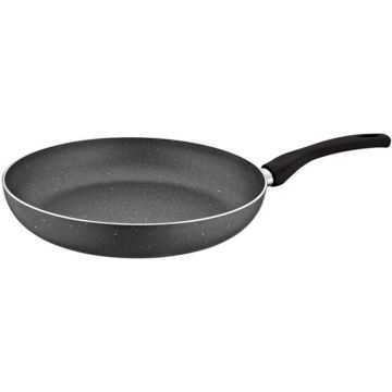 Set 2 x Tigaie din Aluminiu, Diametru 24 cm, Interior Granit, Gri