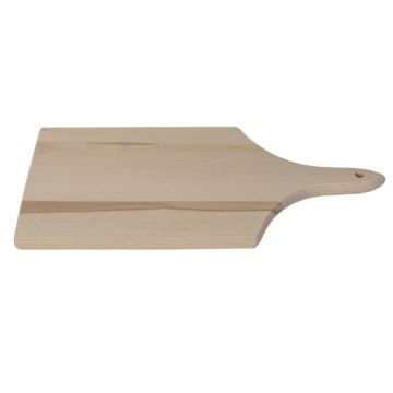 Set 2 x Tocator de Bucatarie cu Maner, din Lemn de Fag, 40 x 20 x 2 cm