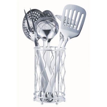 Set 7 Ustensile pentru Bucatarie, din Inox, Grunberg GR148