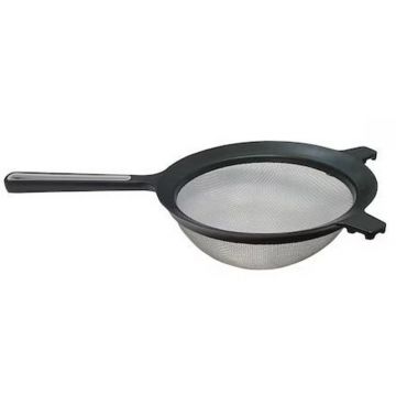 Strecurator Inox, Maner din Plastic, Diametru 17 cm, Perfect Home