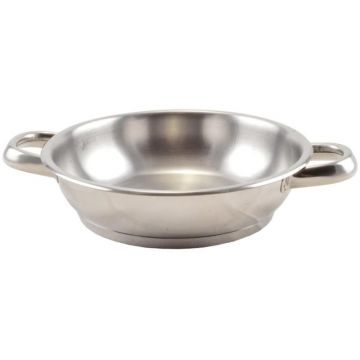Tigaie din Inox pentru Omleta, 0.8 l, 18 cm, Argintie, Arian