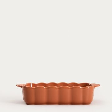 Vas de copt Brisa, Homla, 34x20.5x7 cm, ceramica, portocaliu