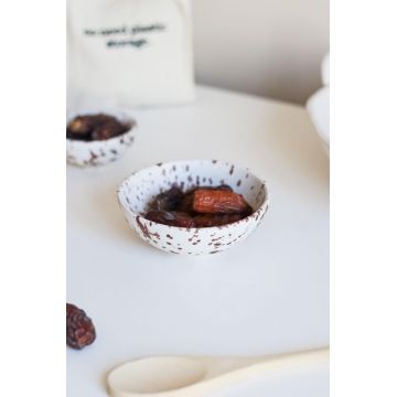 Bol ceramic, Hermia, 886SVN1129, Maro/Alb