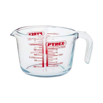Cana gradata, din sticla borosilicata, 1000ml, 
