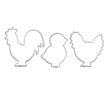 Forme de aluat 3 buc. cu model de PaÈti âOrion