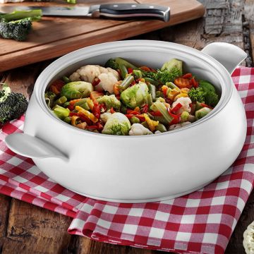 Oala, L'essentiel Maison, 710KTP0649, Capac aragaz (1 bucată), Alb