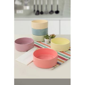 Set boluri ceramice, Hermia, 275KRM1593, Antibacterian, Multicolor