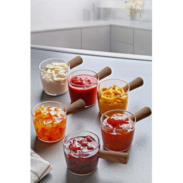 Set boluri pentru sos (6 piese), L'essentiel Maison, 430KSV6274, Maro