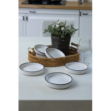 Set boluri pentru sos, Hermia, 275KRM2494, Antibacterian, Alb mat