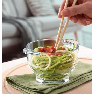 Set de boluri din sticlă (2 piese), L'essentiel Maison, 896PBH1702, Transparent