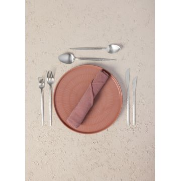 Set de tacâmuri (36 de piese), L'essentiel Maison, 280TMA3714, Furculiță de masă: 22 x 3 cm (6 bucăți), Argintiu mat