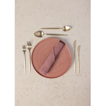 Set de tacâmuri (36 de piese), L'essentiel Maison, 280TMA3720, Furculiță de masă: 22 x 3 cm (6 bucăți), Aur Mat