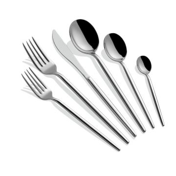 Set de tacâmuri (36 de piese), L'essentiel Maison, 645DRM1213, Lingură de masă: 21,4 cm (6 bucăți), Argintiu