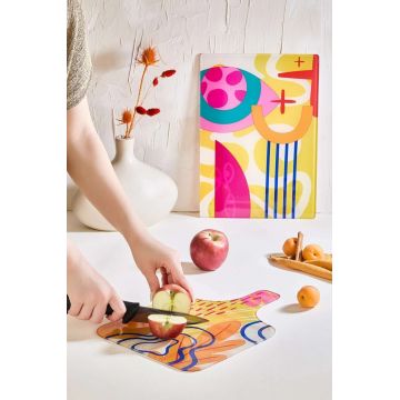 Set de tocătoare, Hermia, 337GLZ1208, Curățare ușoară, Multicolor