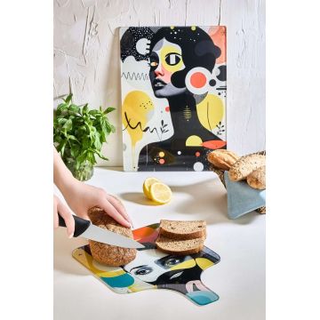 Set de tocătoare, Hermia, 337GLZ1209, Curățare ușoară, Multicolor