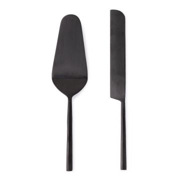 Set pentru servirea tortului 2 buc. din oțel inoxidabil Hestia – Bizzotto