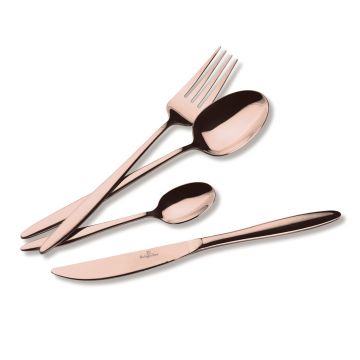 Set tacamuri 24 piese Berlinger Haus, Cutlery, inox, roz