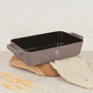 Tava de copt Berlinger Haus, Taupe, 30x20 cm, 3 L, fonta, taupe