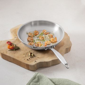 Tigaie Berlinger Haus, Copper Touch, 28 cm, inox, argintiu