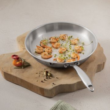 Tigaie Berlinger Haus, Copper Touch, 30 cm, inox, argintiu