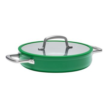 Tigaie cu capac/cu suprafață ceramică ø 28 cm tegame Meda 3.0 – FABINI