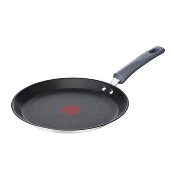 Tigaie cu suprafață antiaderentă pentru clătite din oțel inoxidabil ø 25 cm Daily Cook G7313855 – Tefal