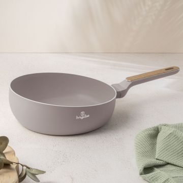 Tigaie flip Berlinger Haus, Taupe Nordic, 26 cm, aluminiu, taupe mat/natur