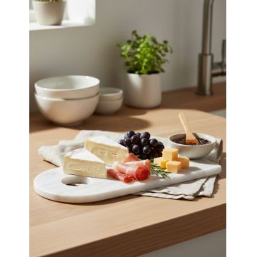 Tocator, Bianco, 30x1x15 cm, Alb