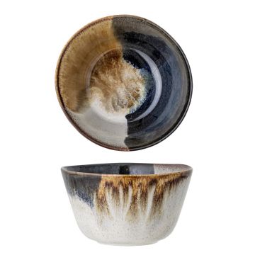 Bol, Bloomingville, Jules, 15.5x8.5 cm, 750 ml, ceramica, albastru