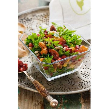 Bol de salată din sticlă, Hermia, 990LAV1701, Transparent