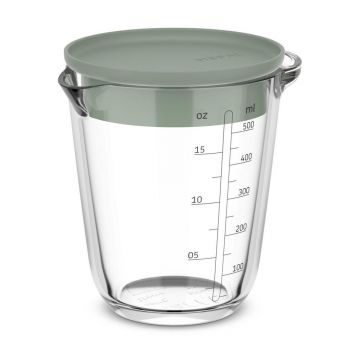 Cană de măsurare cu capac din sticlă Chef It – Mepal