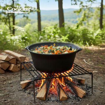 Ceaun Cooking by Heinner, 49x23 cm, 22 L, fonta, negru