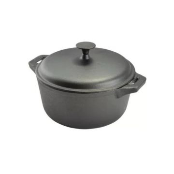 Cratita Fonta cu Capac, Perfect Home, 26 cm