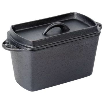 Forma de Paine, Fonta, cu Capac, 27 cm, 2 l