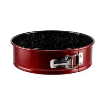 Forma de Tort Metalica pentru Tort cu Catarama, Perfect Home, Red Line, 28 cm