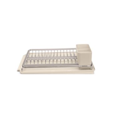 Scurgător de vase bej din metal 49x38,5 cm – Brabantia