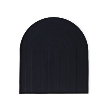 Scurgător de vase negru din silicon 40x36 cm – OYOY Living Design