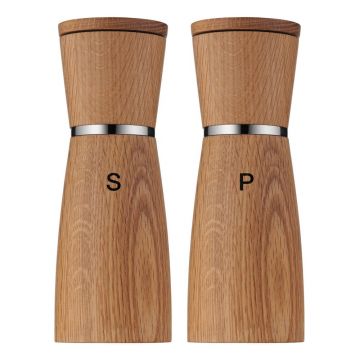 Set 2 râșnițe din ceramică pentru sare și piper WMF Nature