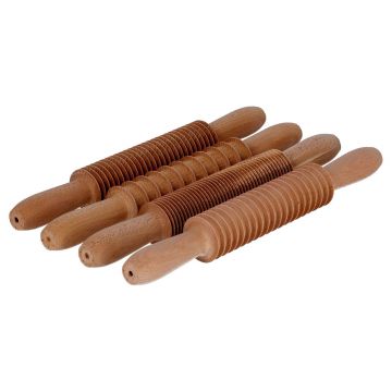 Set 4 facalete pentru paste, lemn de fag, 32 cm - Zokura