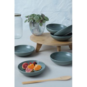 Set boluri pentru sos, Hermia, 275KRM2531, GRESIE CERAMICĂ, Antibacterian, Verde Mat