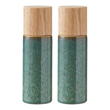 Set de râșnițe de sare și piper verde 2 buc. din ceramică Gastro Green – Bitz