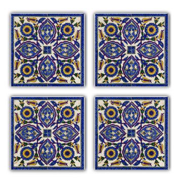 Set suporturi de pahare, Hermia, 366TYR1103, Multicolor