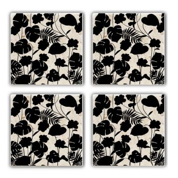 Set suporturi de pahare, Hermia, 366TYR1107, Multicolor