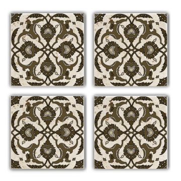 Set suporturi de pahare, Hermia, 366TYR1108, Multicolor