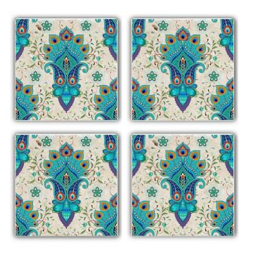 Set suporturi de pahare, Hermia, 366TYR1113, Multicolor