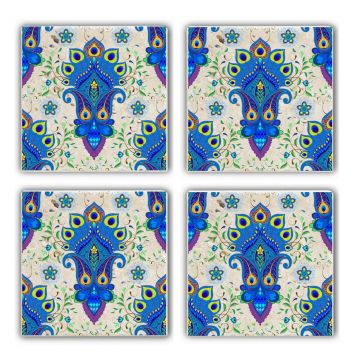 Set suporturi de pahare, Hermia, 366TYR1115, Multicolor