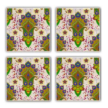 Set suporturi de pahare, Hermia, 366TYR1116, Multicolor