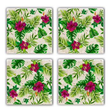 Set suporturi de pahare, Hermia, 366TYR1117, Multicolor